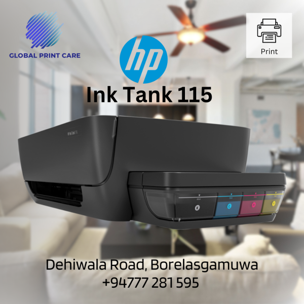 HP Ink Tank 115 Document and Photo Printer - Image 2