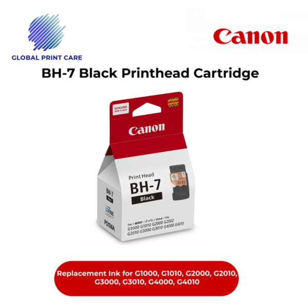 Canon BH-7 Black Print Head for G1010 G2010 G3010