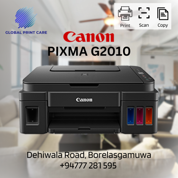 Canon PIXMA G2010 3 In One Inkjet Ink tank Printer